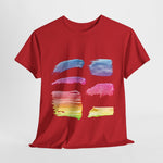 Custom T-Shirt - Rainbow Brush by Mynameispod