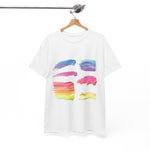 Custom T-Shirt - Rainbow Brush by Mynameispod