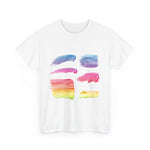 Custom T-Shirt - Rainbow Brush by Mynameispod