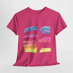 Custom T-Shirt - Rainbow Brush by Mynameispod