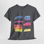 Custom T-Shirt - Rainbow Brush by Mynameispod