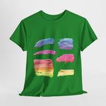 Custom T-Shirt - Rainbow Brush by Mynameispod
