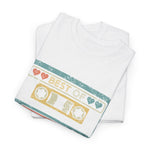 Custom T-Shirt - Retro Cassette 70s Unisex Cotton Tee by Mynameispod