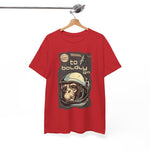 Custom T-Shirt - Retro Space Monkey: Boldly Go Adventure by Mynameispod