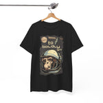 Custom T-Shirt - Retro Space Monkey: Boldly Go Adventure by Mynameispod