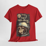 Custom T-Shirt - Retro Space Monkey: Boldly Go Adventure by Mynameispod
