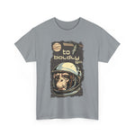 Custom T-Shirt - Retro Space Monkey: Boldly Go Adventure by Mynameispod