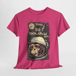Custom T-Shirt - Retro Space Monkey: Boldly Go Adventure by Mynameispod