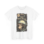 Custom T-Shirt - Retro Space Monkey: Boldly Go Adventure by Mynameispod