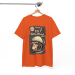 Custom T-Shirt - Retro Space Monkey: Boldly Go Adventure by Mynameispod