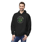 Custom Hoodie - Serpent Vibes Unisex Green Fleece Hoodie by Mynameispod