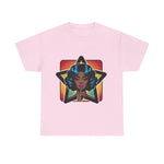 Stylish graphic tee featuring a bold design of a woman, perfect for casual wear. Custom t-shirt by My Name Is POD.