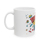 Custom Mug - Thank You Dad Ceramic Mug - Perfect Gift for Father's Day, Birthday, Thank You, Coffee Lover, Personalized Mug by Mynameispod