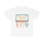 Custom T-Shirt - Vintage Vibes: 1979 Cassette Tee by Mynameispod