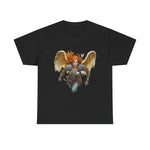 Custom T-Shirt - Whimsical Angel Graphic Tee - Unisex Casual Chic by Mynameispod