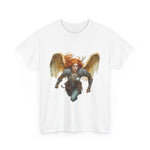 Custom T-Shirt - Whimsical Angel Graphic Tee - Unisex Casual Chic by Mynameispod
