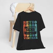 Retro Vintage Cassette T-Shirt for Music Lovers, Casual Outfit, Gift for Him/Her, 80s/90s Nostalgia, Unisex Graphic Tee