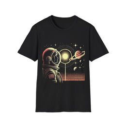 Astronaut and Planet Unisex Softstyle T-Shirt, Space T-Shirt, Gift for Space Lovers, Cosmic Graphic Tee, Science Fiction Apparel, [...]