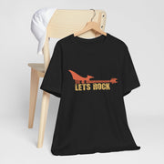 Rock On Unisex Jersey Tee, Music Lover Shirt, Band Concert Apparel, Gift for Musicians, Festival Outfit, Lets Rock Design