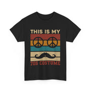 Retro 70s Costume Tee, Vintage Graphic Shirt, Unisex Cotton T-Shirt, Festival Apparel, Halloween Outfit, Music Event Wear