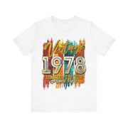 1978 Retro Vintage Unisex Tee - Nostalgic Fashion