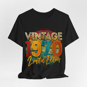Vintage 1970 Limited Edition Tee, Retro Shirt, 70s Nostalgia, Gift for Him or Her, Casual Wear, Birthday Celebration