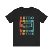 Retro Vintage Cassette T-Shirt for Music Lovers, Casual Outfit, Gift for Him/Her, 80s/90s Nostalgia, Unisex Graphic Tee