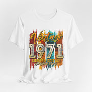Vintage 1971 Limited Edition Unisex Tee, Retro Shirt, Birthday Gift 1971, Casual Wear, Vintage Style T-Shirt, Unique Apparel