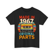 Vintage 1967 Cassette Tee, Retro Music Shirt, Birthday Gift, Unisex Cotton Tee, Casual Graphic T-Shirt, Nostalgic Apparel