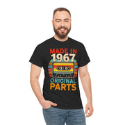 Vintage 1967 Cassette Tee, Retro Music Shirt, Birthday Gift, Unisex Cotton Tee, Casual Graphic T-Shirt, Nostalgic Apparel