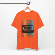 Retro Vintage Cassette T-Shirt for Music Lovers, Casual Outfit, Gift for Him/Her, 80s/90s Nostalgia, Unisex Graphic Tee
