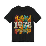1978 Retro Vintage Unisex Tee - Nostalgic Fashion