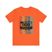 Retro Vintage Cassette T-Shirt for Music Lovers, Casual Outfit, Gift for Him/Her, 80s/90s Nostalgia, Unisex Graphic Tee