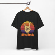 80's Rock Unisex Tee - Nostalgic Short Sleeve Shirt for Music Lovers, Concerts, Festivals, Casual Wear, Gift for Her/Him