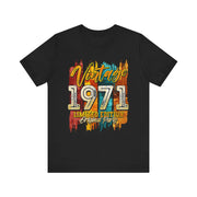 Vintage 1971 Limited Edition Unisex Tee, Retro Shirt, Birthday Gift 1971, Casual Wear, Vintage Style T-Shirt, Unique Apparel