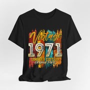 Vintage 1971 Limited Edition Unisex Tee, Retro Shirt, Birthday Gift 1971, Casual Wear, Vintage Style T-Shirt, Unique Apparel