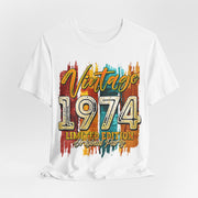 Retro 1974 Vintage Tee - Nostalgic Unisex Classic