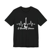 I Destroy Silence Graphic Tee | Music Lover Shirt, Gift for Musicians, Festival Wear, Unisex Jersey T-Shirt, Band Merchandise