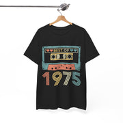 Custom T-Shirt - 1975 Love Retro Unisex Heavy Cotton Tee by Mynameispod