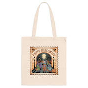 Halloween Themed Tote Bag, Spooky Season Shopper, Eco-Friendly Halloween Gift, Trick or Treat Carrier, Fall Festival Bag, Pumpkin Design