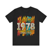 1978 Retro Vintage Unisex Tee - Nostalgic Fashion