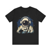 Space Explorer Graphic Tee - Unisex Jersey Short Sleeve Shirt, Astronaut Design, Gift for Space Lovers, Casual Wear, Astronomy Gift