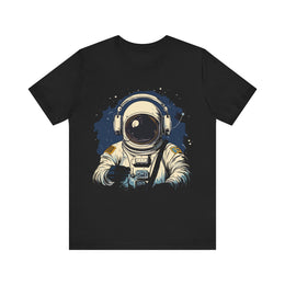 Space Explorer Graphic Tee - Unisex Jersey Short Sleeve Shirt, Astronaut Design, Gift for Space Lovers, Casual Wear, Astronomy Gift