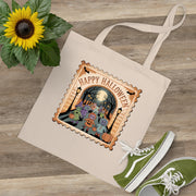 Halloween Themed Tote Bag, Spooky Season Shopper, Eco-Friendly Halloween Gift, Trick or Treat Carrier, Fall Festival Bag, Pumpkin Design