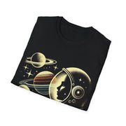 Cosmic Astronaut Tee, Retro Space T-Shirt, Unisex Graphic Shirt, Gifts for Space Lovers, Sci-Fi Apparel, Galaxy Print Top