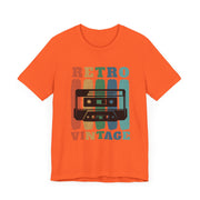 Retro Vintage Cassette T-Shirt for Music Lovers, Casual Outfit, Gift for Him/Her, 80s/90s Nostalgia, Unisex Graphic Tee