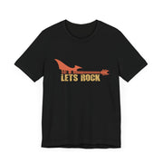 Rock On Unisex Jersey Tee, Music Lover Shirt, Band Concert Apparel, Gift for Musicians, Festival Outfit, Lets Rock Design