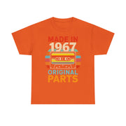 Vintage 1967 Cassette Tee, Retro Music Shirt, Birthday Gift, Unisex Cotton Tee, Casual Graphic T-Shirt, Nostalgic Apparel