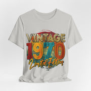 Vintage 1970 Limited Edition Tee, Retro Shirt, 70s Nostalgia, Gift for Him or Her, Casual Wear, Birthday Celebration