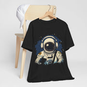 Space Explorer Graphic Tee - Unisex Jersey Short Sleeve Shirt, Astronaut Design, Gift for Space Lovers, Casual Wear, Astronomy Gift